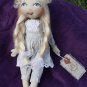 Blonde Bigeye Doll - Curly Bangs - 12 Inch (32 cm) handmade textile doll