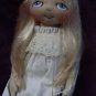 Blonde Bigeye Doll - 12 Inch (32 cm) handmade textile doll