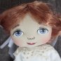 Bigeye Doll White - 12 Inch (32 cm) - handmade textile doll
