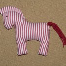 Little Horse Striped - 4.7 Inch (12 cm) - handmade textile toy