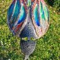 Garden Beetle - Red&Blue - handmade artwork
