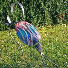 Garden Beetle - Red&Blue - handmade artwork
