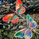 Garden Butterflies 2 - 51 Inch (130 cm) - Pottery&Metal - handmade artwork