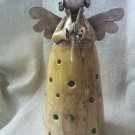 Angel 1 - Glaze and Holes - 7.9 Inch (20 cm) - handmade unique product