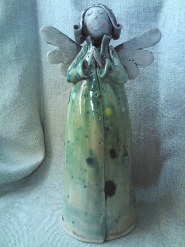 Angel 5 - Glaze - 7.9 Inch (20 cm) - handmade unique product