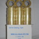 72 Rolls Clear Box Carton Sealing Tape 2x110 Yards 36.2