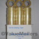 144 Rolls Clear 2ml Box Carton Sealing Tape 2x110 Yards 2" x 110 Yards Per Roll