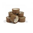 24 Rolls Tan Carton Sealing Packing Tape Box Shipping 2" 2 Mil 110 yards 330 ft
