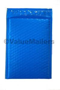100 #5 ( Blue ) Poly Bubble Mailers Envelopes Bags 10.5x16  Colors Stand Out