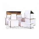 100 - 3 x 3 x 1 White Corrugated Shipping Mailer Packing Box Boxes