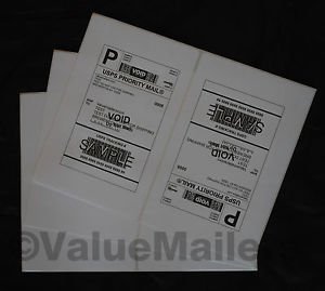 Labels 8.5x5.5 ( 6000 ) ~ Rounded Corners ~ Premium Shipping Labels Paypal Ebay