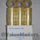 12 Rolls Clear 2ml Box Carton Sealing Tape 2x110 Yards
