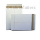 100 17X21 White Rigid Photo Mailers Document Self Seal Stay Flat Stayflats .028