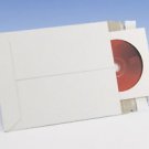 500 CD DVD C Media Pacakaging White Cardboard Envelope Self Adhesive Mailers 6x6