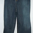 PLUS SIZE JEANS LANE BRYANT DARK BLUE NATURAL WAIST RELAXED HIP AND THIGH  26P