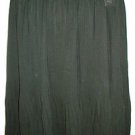 PLUS SIZE SKIRT LANE BRYANT CHIFFON PLEATED BLACK 22/24