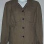 PLUS SIZE JACKET CAREER EMMA JAMES BLACK AND WHITE  LONG  16W