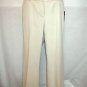 PLUS SIZE PANTS CAREER ANNE KLEIN BEIGE STRETCHED 14W