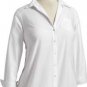 PLUS SIZE BLOUSE OLD NAVY OXFORD BLUE BUTTON FRONT  LONG SLEEVE 3X