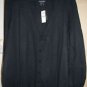 PLUS SIZE CARDIGAN LANE BRYANT L/S LIGHTWEIGHT BUTTON FRONT V NECK BLACK 18/20