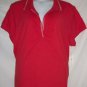 PLUS SIZE POLO CASUAL TOMMY HILFIGER S /S V NECK SLIP ON ORANGE( TANGERINE)  3X