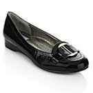 Women's  Shoes Flats  AJ Valenti w/ mini 1' wedge Patent Skimmer black 8M