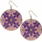 Women's  Earrings Boho-Chic Fashion  Purple Combo