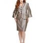 PLUS SIZE OUTFIT EVENING (JACKET & SKIRT) NINE WEST KNEE LENGTH SKIRT