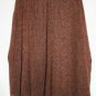 PLUS SIZE SKIRT CAREER JONES NEW YORK WOOL KNEE LENGTH PLEATED RUST 14W