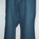 PLUS SIZE JEANS LANE BRYANT BLUE BOOTCUT STRETCHED SLIGHTLY FLARED LEG 24 A