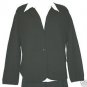 PLUS SIZE SWEATER JONES NEW YORK CAREER  BUTTON FRONT BLACK 3X