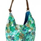 Women's Handbag  Hobos Printed Canvas Aqua