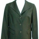 PLUS SIZE JACKET CAREER JONES NEW YORK STRETCHED LAUREL(DARK GREEN) 18W