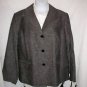 PLUS SIZE JACKET CAREER  JONES NEW YORK CAREER 100% LINEN  LIGHT GRAY 24W