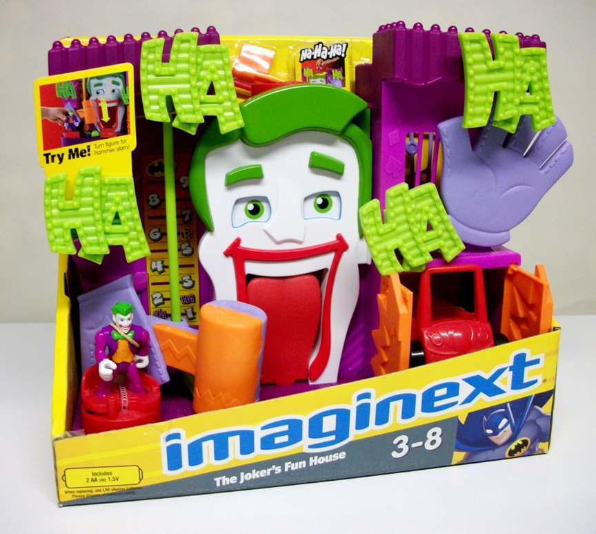 Imaginext Joker's Fun House Dc Super Friends Joker Playset Fisher Price 