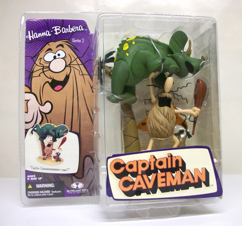 Captain Caveman figure Hanna Barbera series 2 cartoon McFarlane Toys 2006