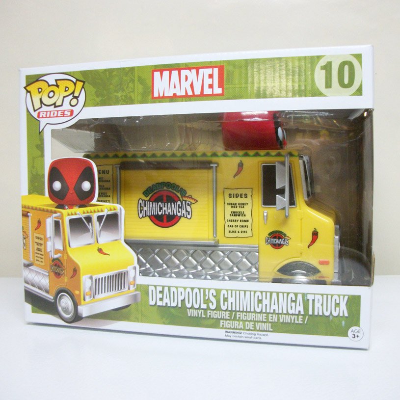 Marvel Deadpool's Chimichanga truck Funko Pop! Rides #10 vinyl figure ... - 5a1246e61c693 314965b