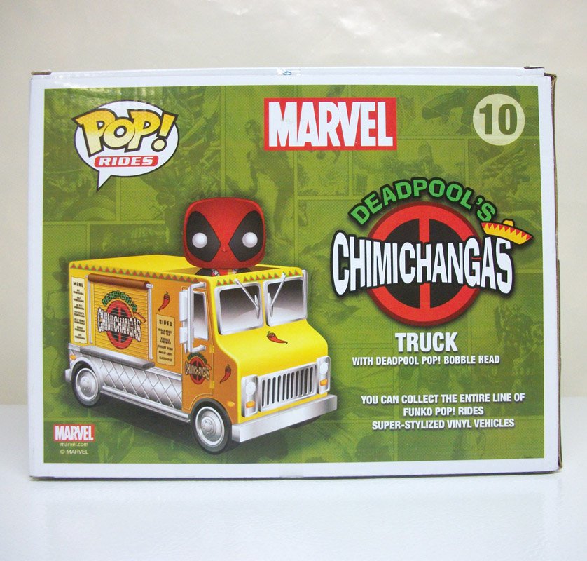 Marvel Deadpool's Chimichanga truck Funko Pop! Rides #10 vinyl figure ... - 5a12470cac094 314965b