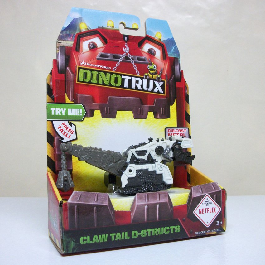 DinoTrux Claw Tail D-Structs diecast toys dreamworks netflix t-rex bad ...