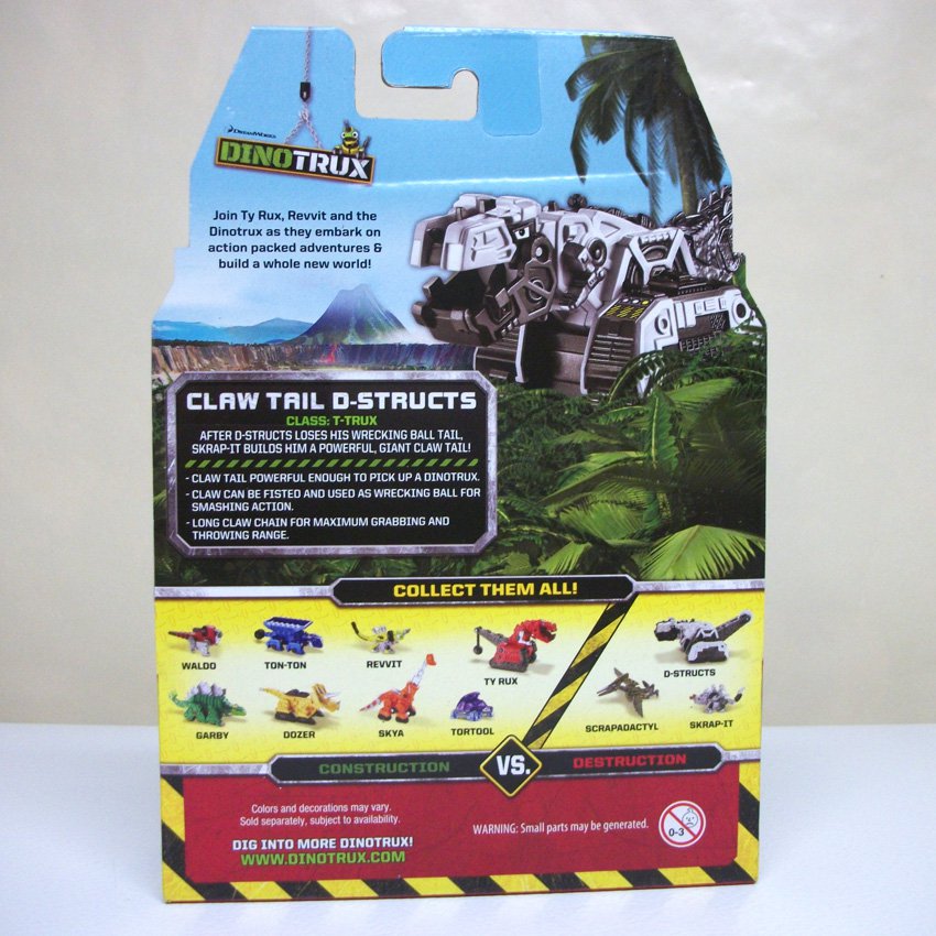 DinoTrux Claw Tail D-Structs diecast toys dreamworks netflix t-rex bad ...