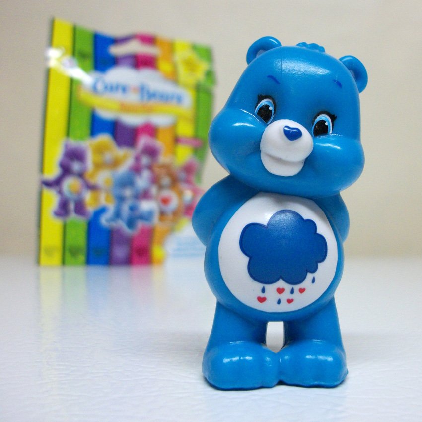 Grumpy Care Bears Neon Fun Series 5 blue rain cloud blind bag mini