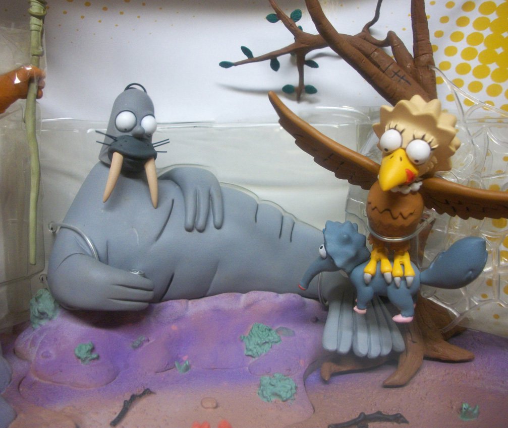 Simpsons Island of Dr Hibbert playset deluxe box the treehouse of