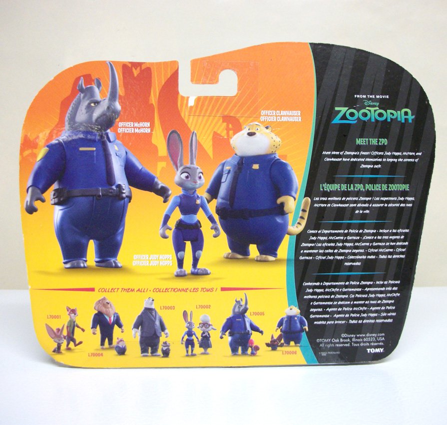 zootopia tomy toys