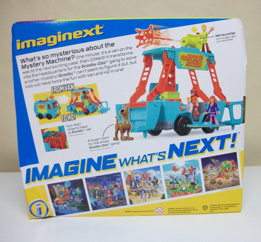Imaginext Scooby Mystery Machine transforming vehicle playset fred