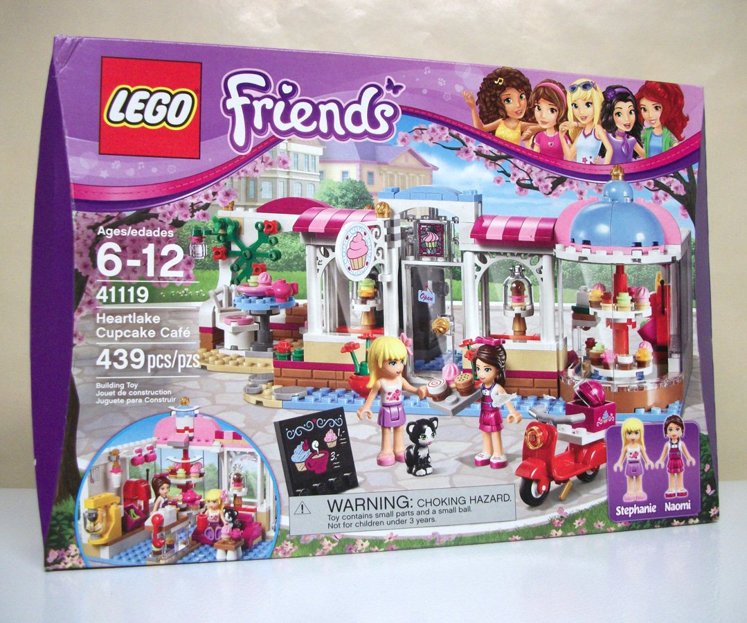 Heartlake Cupcake Cafe Lego Friends 41119 new sealed set 439 pc bakery ...