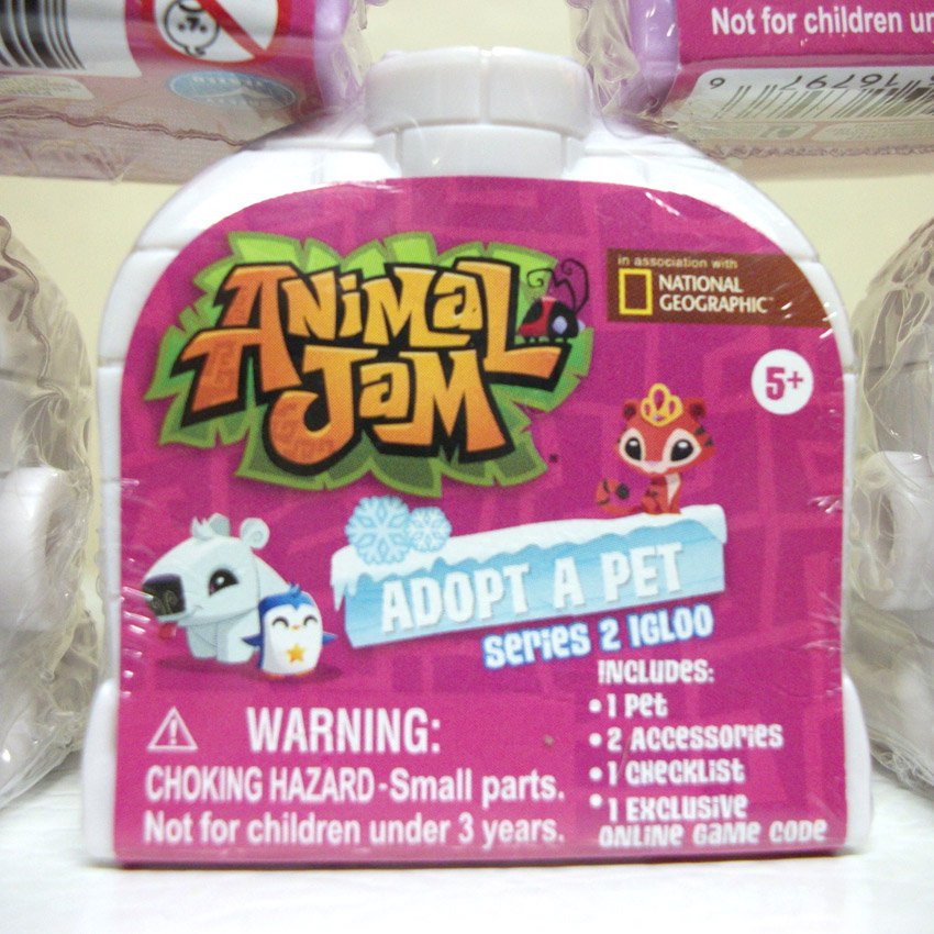 Animal Jam Lot of 4 Adopt A Pet mini figures Series 2 blind bag box