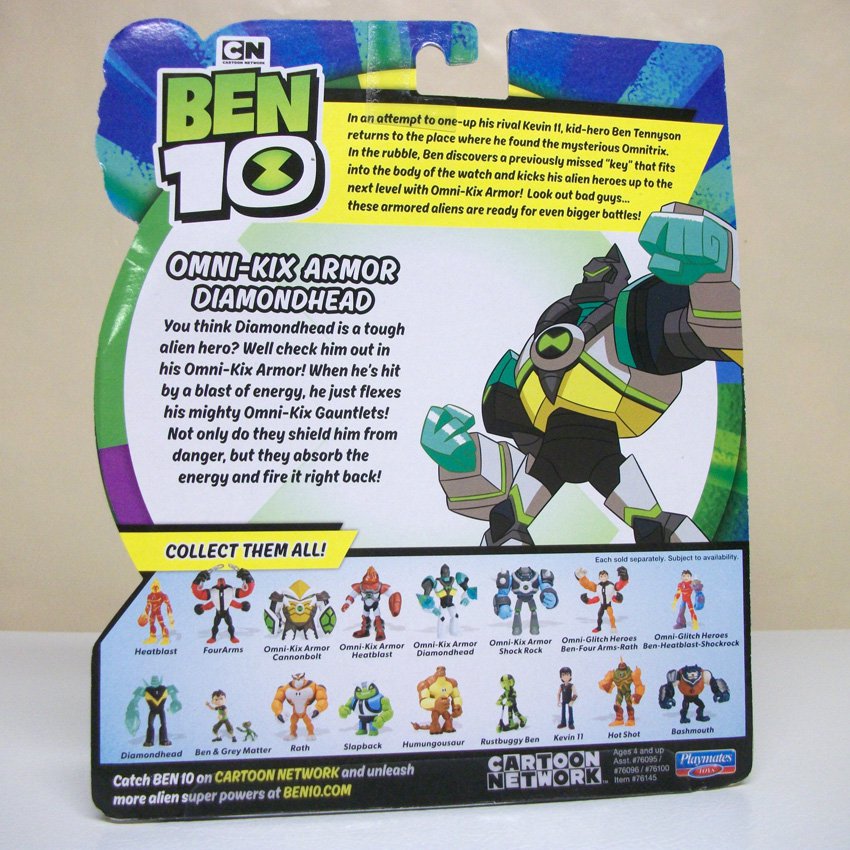 Diamondhead Ben 10 Omni-Kix Armor figure diamond head cartoon network 5 ...