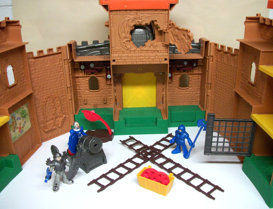 Eagle Talon Castle Imaginext playset huge knights set transforming