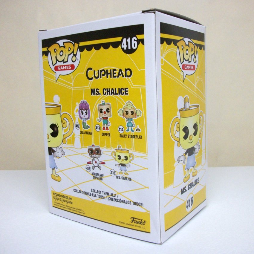 Ms Chalice Funko Pop Cuphead 416 video games vinyl figure studio MDHR 2018