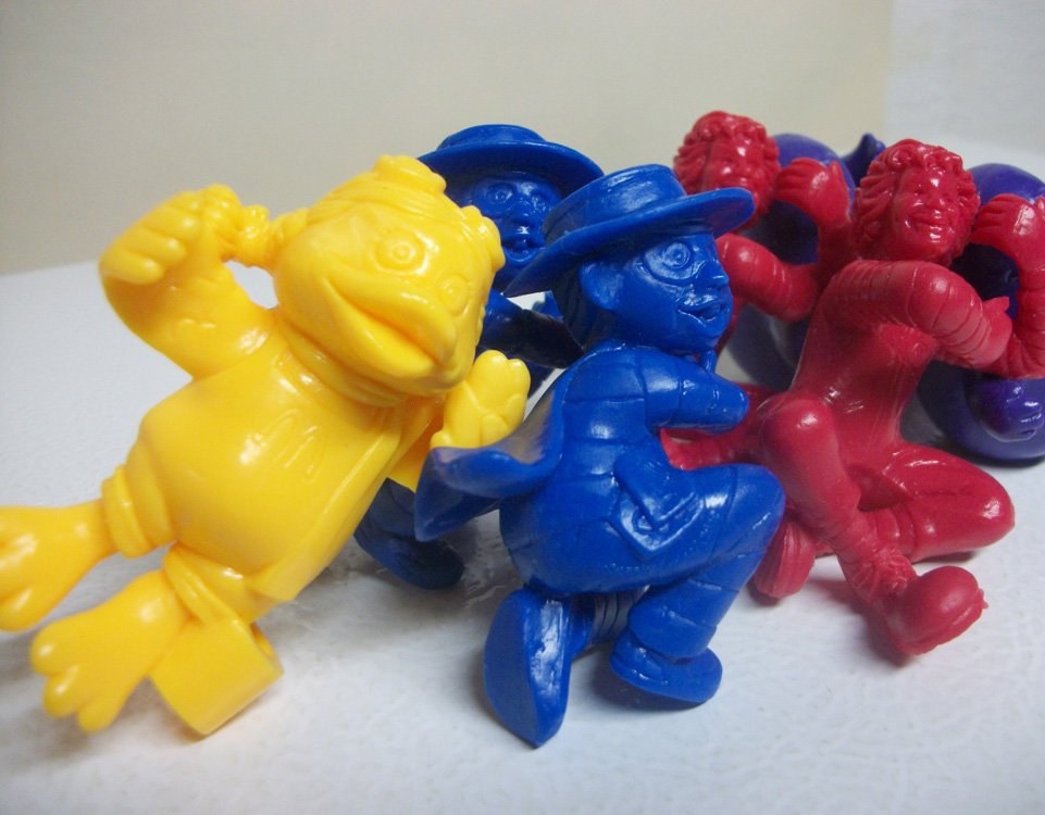 1980s McDonalds vintage straw pencil holder lot Ronald Grimace